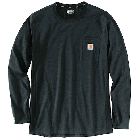 Carhartt Men's TK4617 M Force RlxdFit MW LS Pkt 4XL REG Long Sleeve Relaxed Carbon Heather TK4617-M / 104617-CRH4XLREG